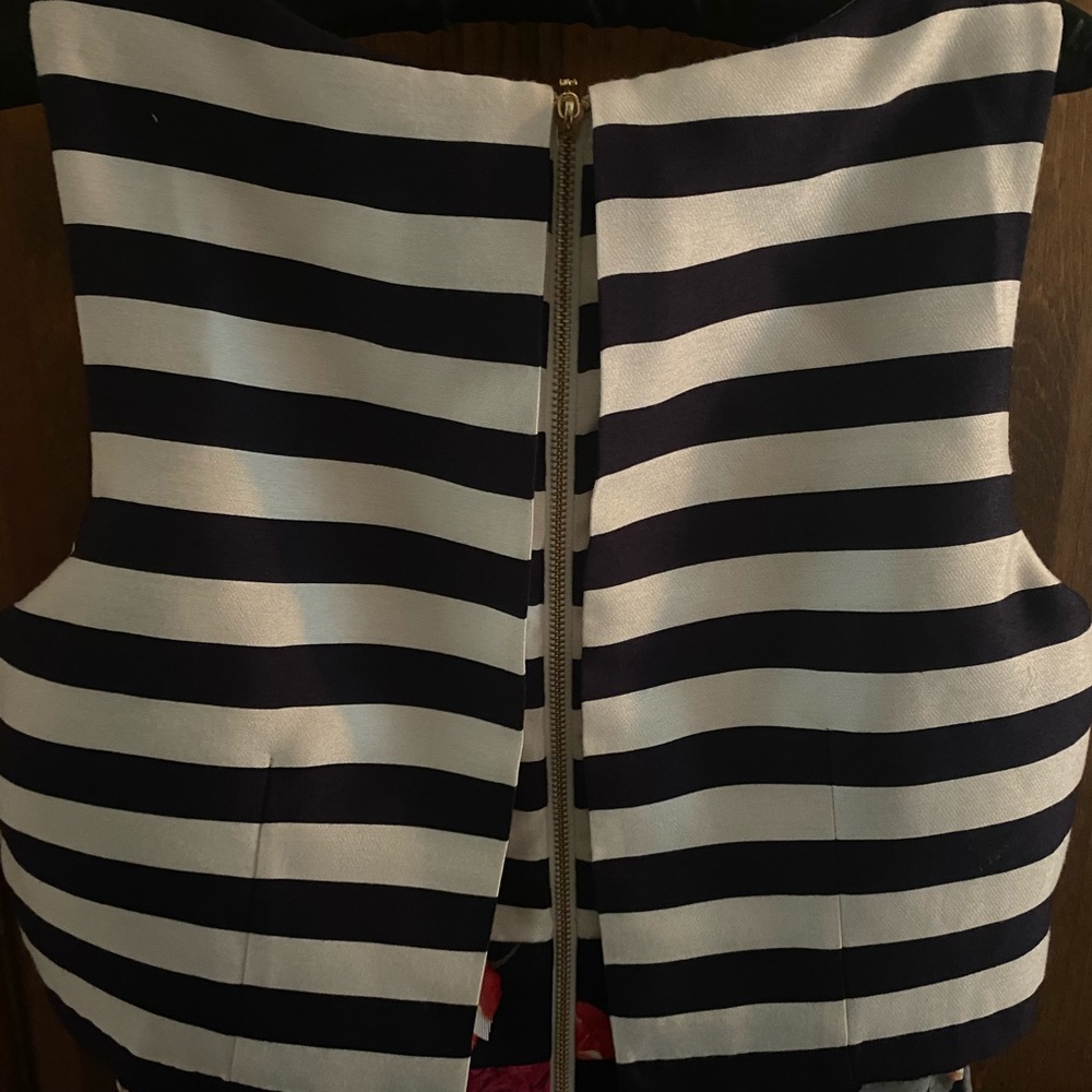 Striped and floral Anthropologie dress - Picture 5 of 7